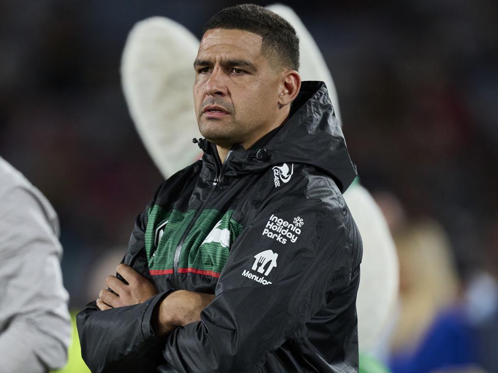 Cody Walker ended the game with a hamstring injury. Picture: Brett Hemmings/Getty Images