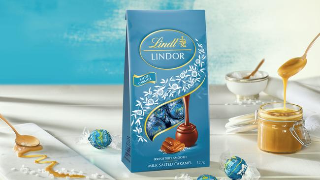 Lindt Lindor salted caramel truffle