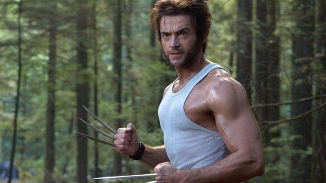 Aussie star Hugh Jackman playing his Wolverine role.
