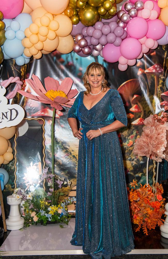 Johanna Griggs -host and patron of Humpty Dumpty foundation at the Great Humpty Ball Darwin 2024. Picture: Pema Tamang Pakhrin