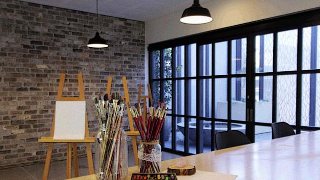 An artist’s impression of an art studio in the new facility. Supplied.