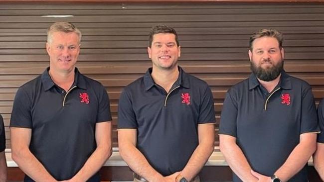 Scotch OC president Andrew Camens (middle) was disappointed with the outcome. Picture: Scotch Old Collegians Football Club