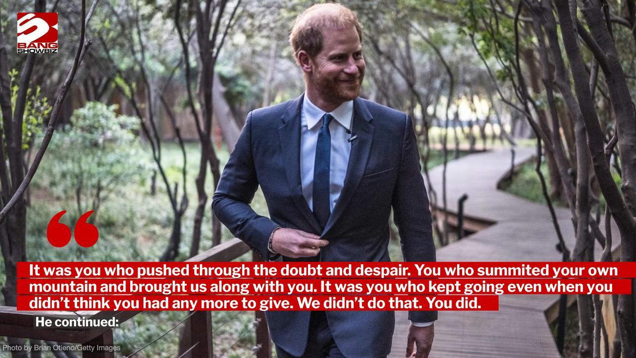 Prince Harry has criticised the 'weak moral character' in the world