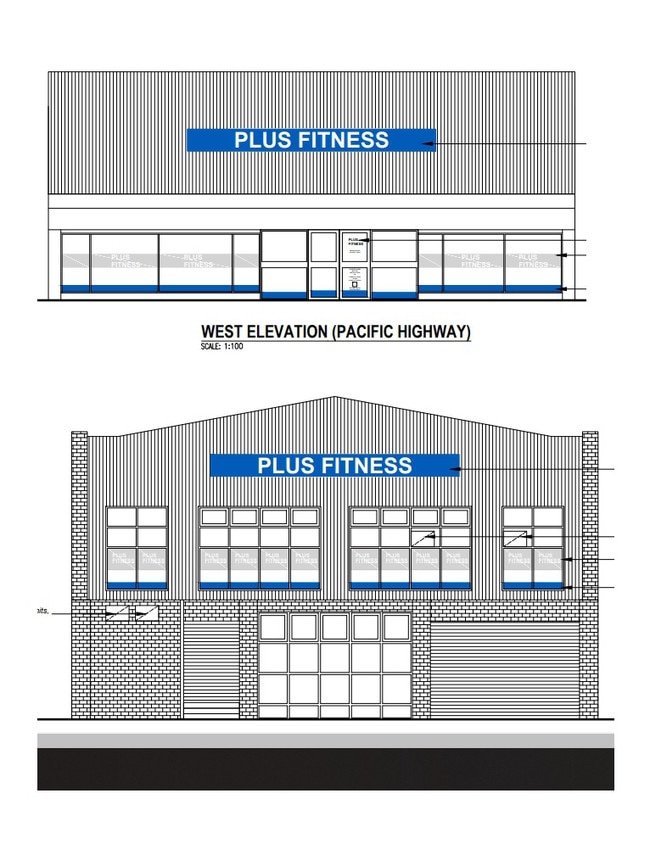 A concept plan of the new gym.