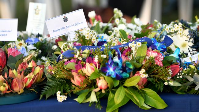 National Police Remembrance Candlelight Vigil 2023 at the Rockpool, Townsville. Picture: Evan Morgan