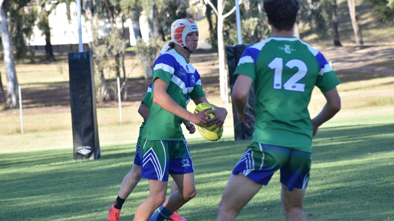 Rockhampton District Secondary Schools Rugby League Open D grand final, St Brendan's College 5 versus The Cathedral College 4, Rugby Park, Rockhampton, September 10, 2021.