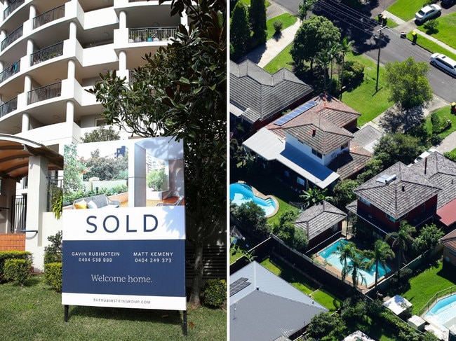 Artwork for home price rises. NSW real estate.