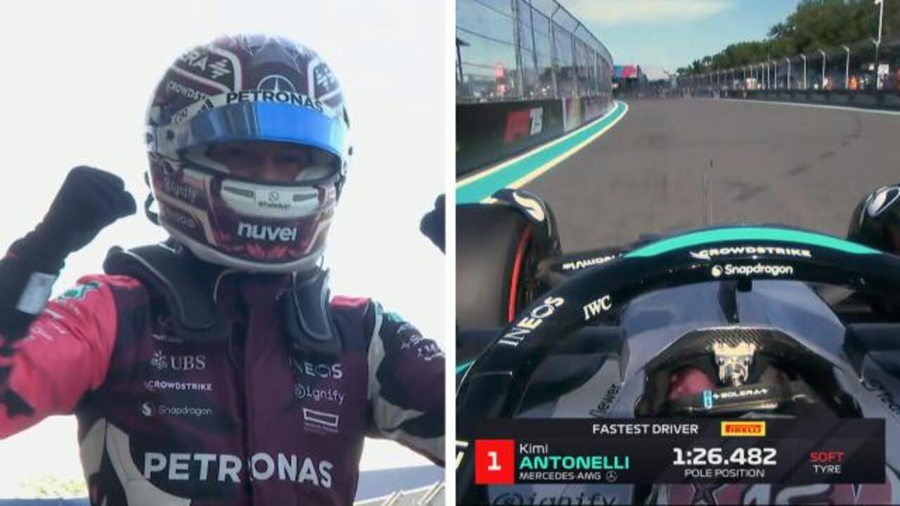 Kimi pips Oscar to take 1st pole