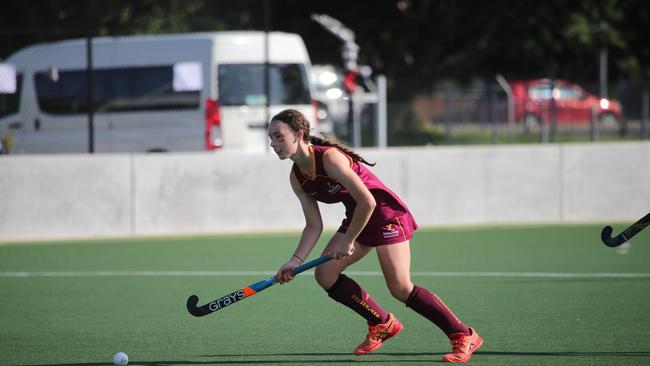 Ella Hagenbach on the pitch (Supplied: Belinda and Matt Hagenbach)