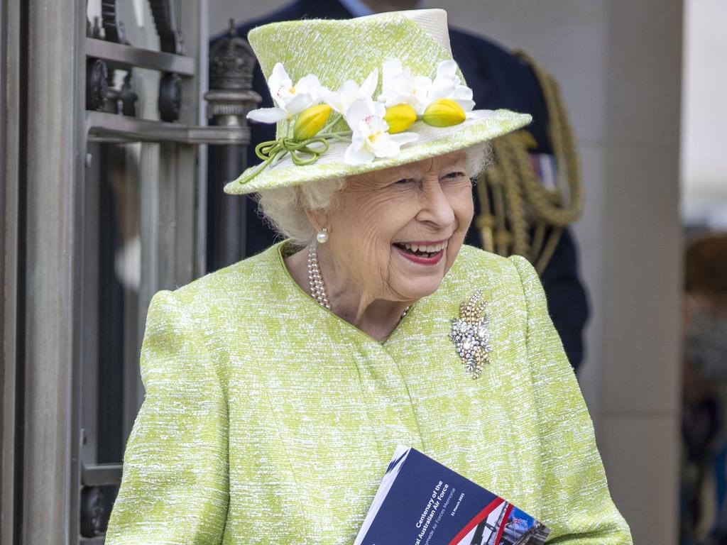 The Queen honoured Australia’s RAAF. Picture: PA Wire