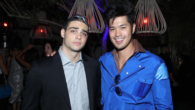 Noah Centineo and Ross Butler. Picture: Randy Shropshire/Getty Images