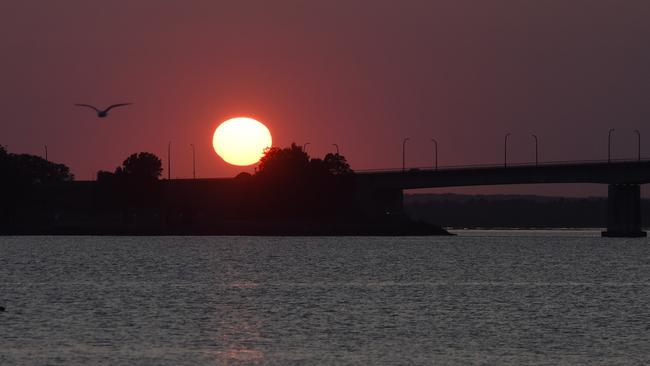 The boy hit the concrete barrier dividing Captain Cook Bridge at Sans Souci. Picture: AAP Image/Dean Lewins