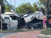 Teen, men hurt after two utes flipped in shocking crash