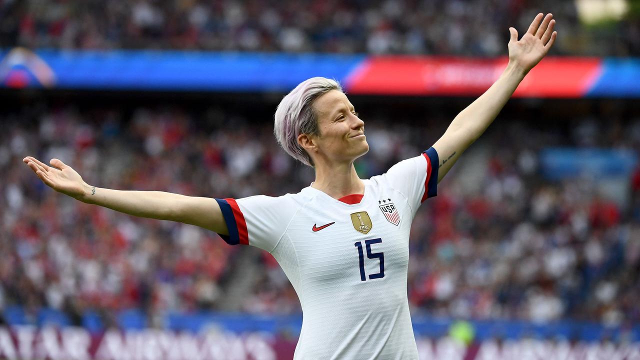 Rapinoe is one of women’s football’s most recognisable stars.