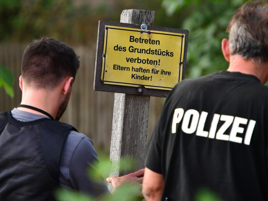 Police searched an allotment that belonged to Christian Brueckner. Picture: Getty Images