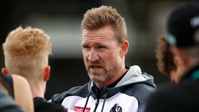 Damian Barrett has called for Nathan Buckley to step aside for tonight’s game.