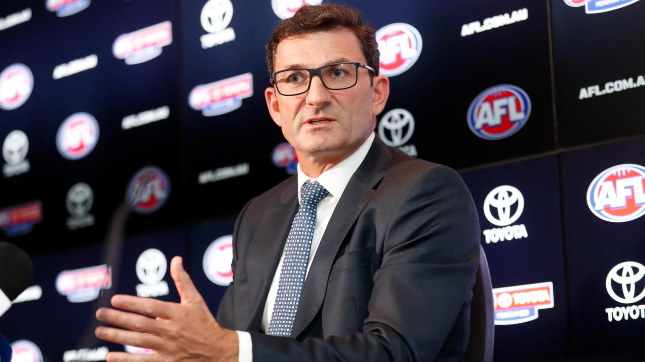 AFL executive Travis Auld said the AFL was yet to determine a venue for the clash between Carlton and Fremantle. Picture: AFL Photos/Getty Images