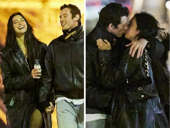 Dua Lipa and Callum Turner enjoy a picturesque date night in Paris.