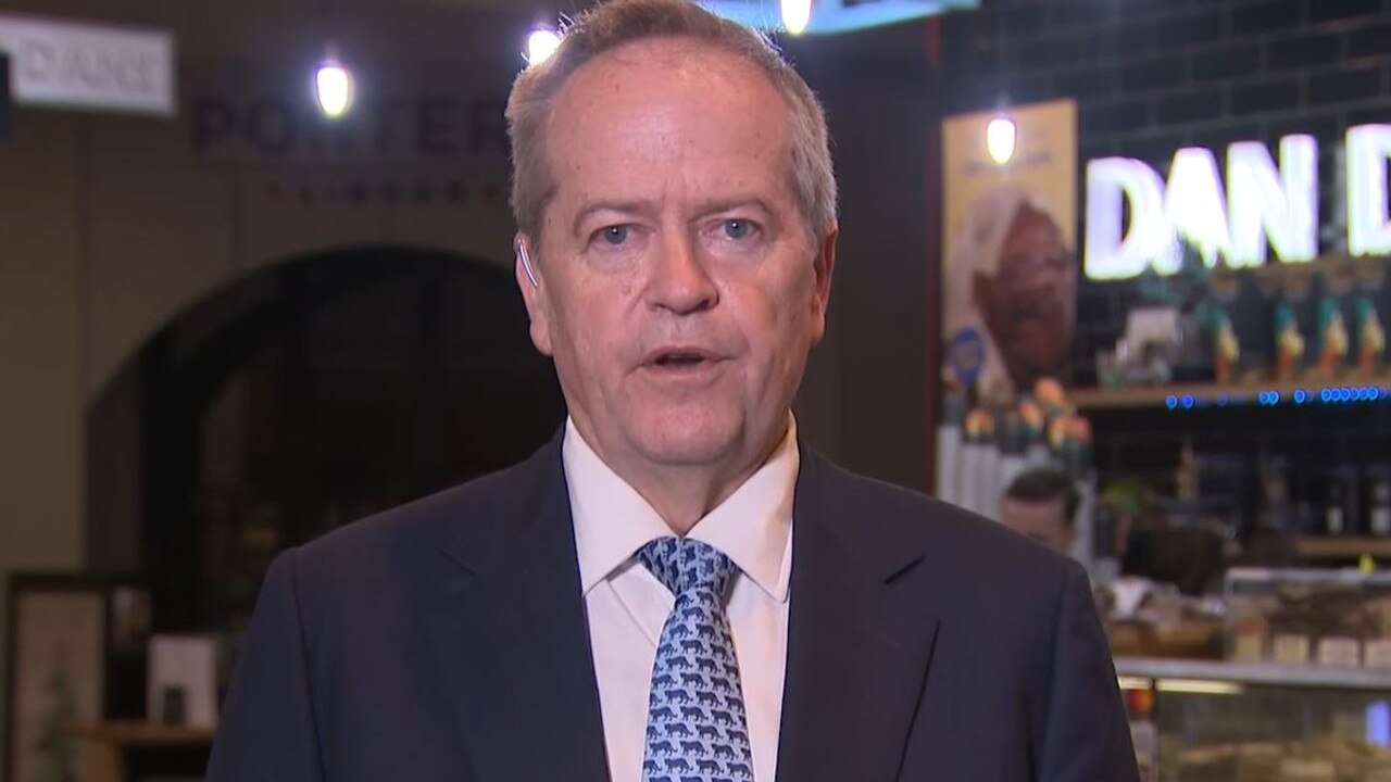 Bill Shorten said the budget update would help trim excessive spending. Photo: Channel 9
