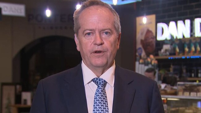 Bill Shorten said the budget update would help trim excessive spending. Photo: Channel 9
