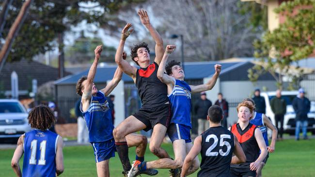 Sacred Heart v Rostrevor in 2019. Picture: AAP