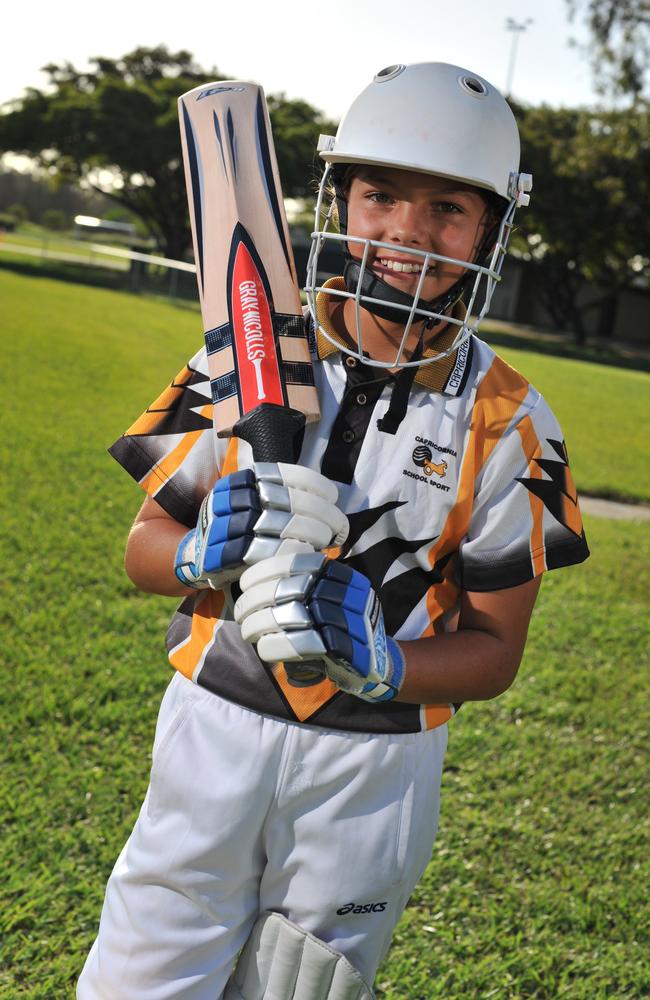 Ruby Strange representing Capricornia at the schoolgirls championships.