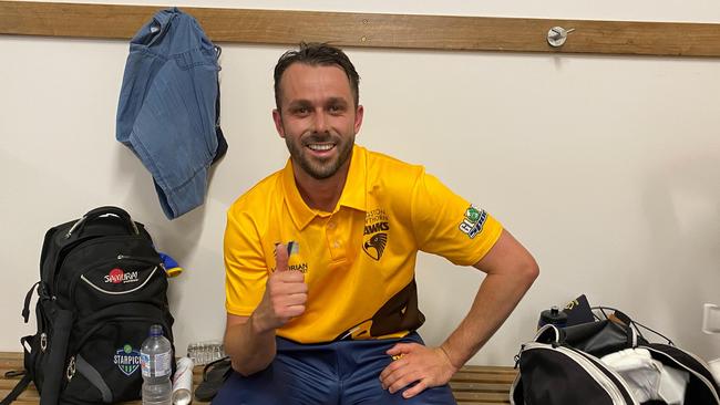 Jack Taylor after his sparkling century against Ringwood.