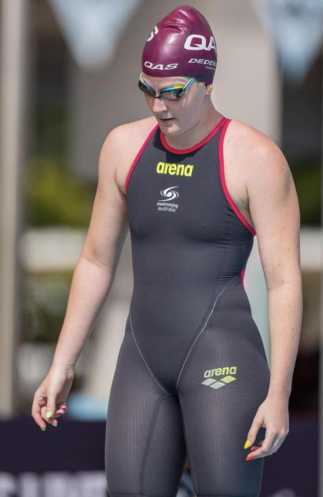 Katja Dedekind is a member of the Australia Para Dolphins Swim Team. Picture: Contributed