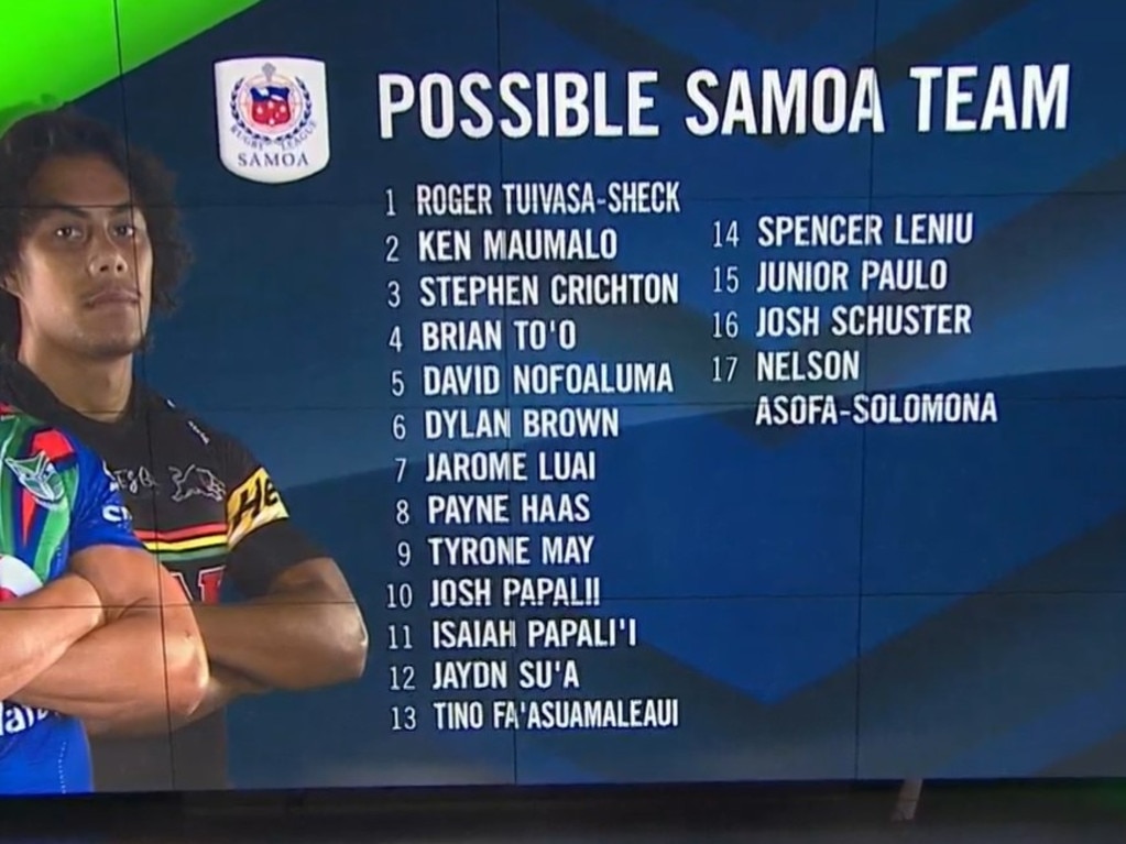 Panthers quartet named in Samoa squad