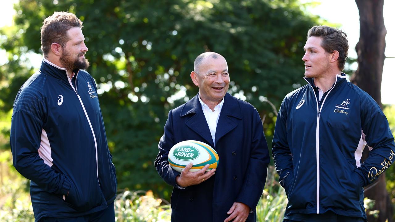 Eddie Jones appointed James Slipper and Michael Hooper co-captains in June. Picture: Chris Hyde/Getty Images
