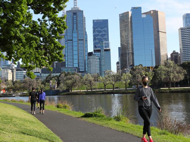 Low-risk workplaces are set to return next week as case numbers fall across Melbourne. Picture: David Crosling/NCA NewsWire