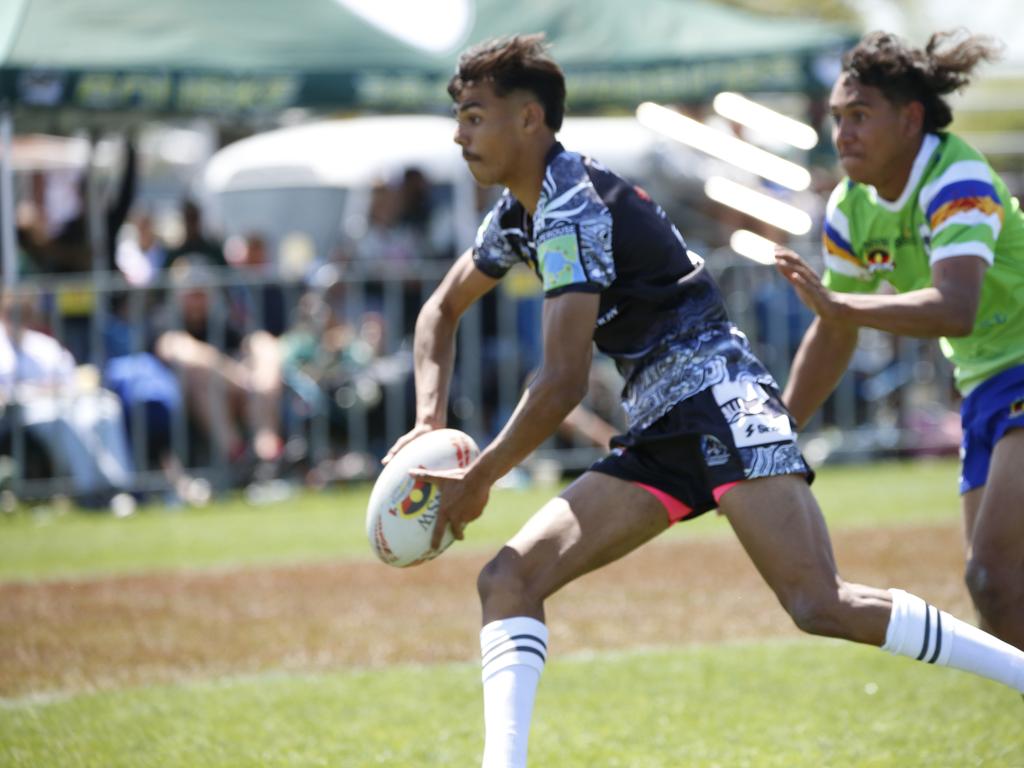 Koori Knockout - Day 4 Boys 17s GF La Perouse Panthers v Bundjalung Baygals Monday, 7 October 2024 Hereford St, Bathurst NSW 2795, Australia, Picture Warren Gannon Photography