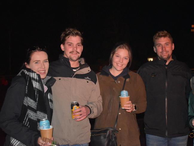 Chelsea Wergs, Toby Singleton, Tiarna Shepherd, Shaun Singleton, and Brittany Lamb at the 2021 Killarney Bonfire Night.