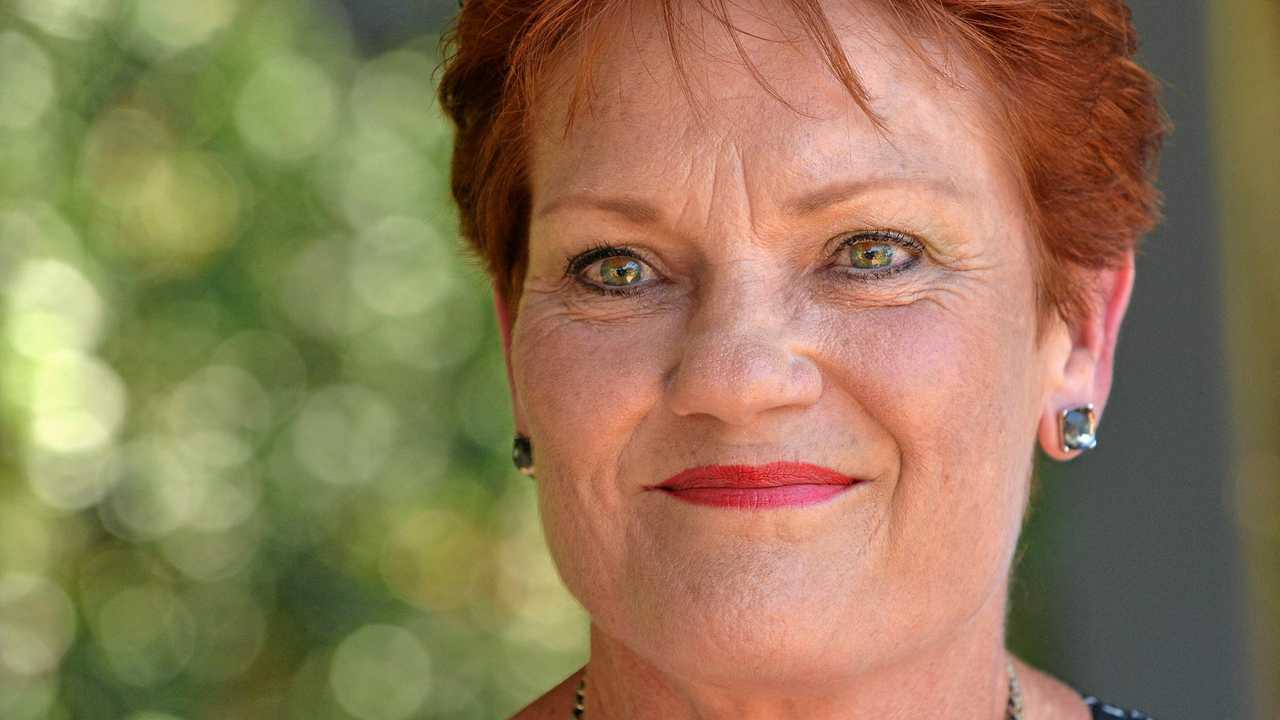 Pauline Hanson says Labor spreading lies about One Nation. Picture: Patrick Woods