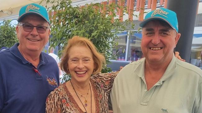 Alan Acton pictured with Bill Reid and Gai Waterhouse. Picture: Supplied