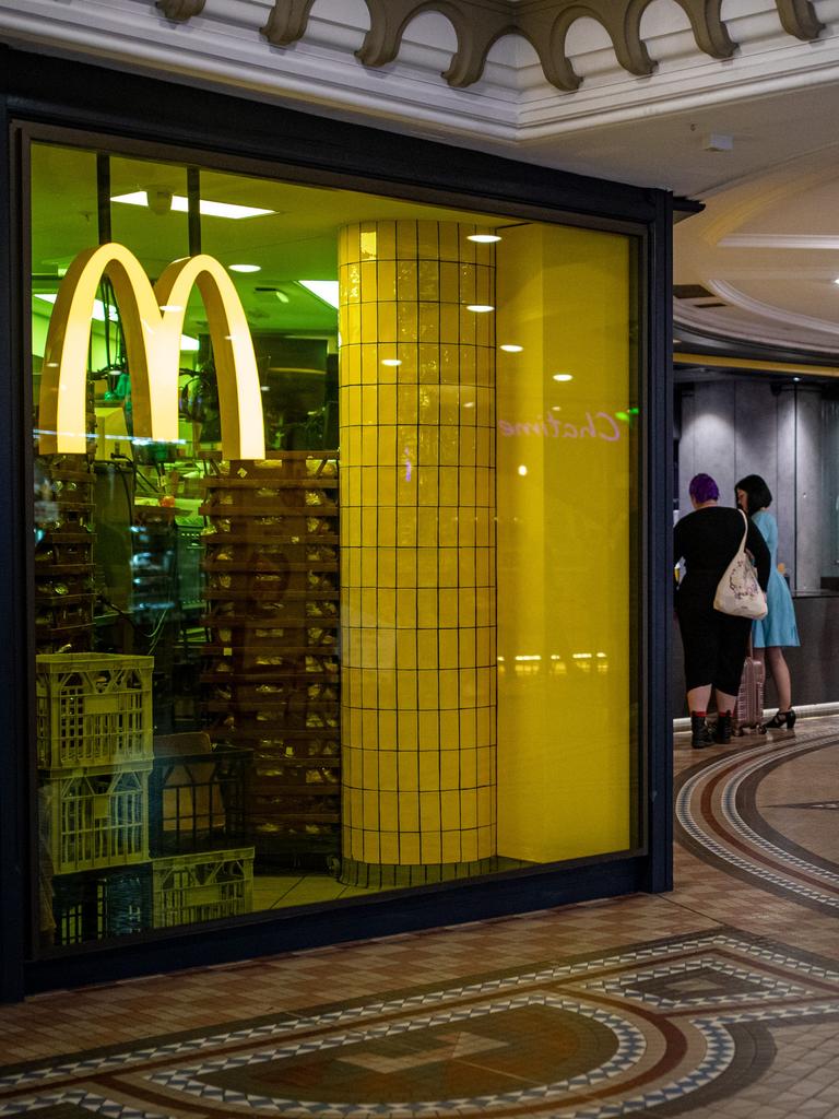 McDonalds recently opened a store in the Queen Victoria Building. Picture: NCA NewsWire / Christian Gilles