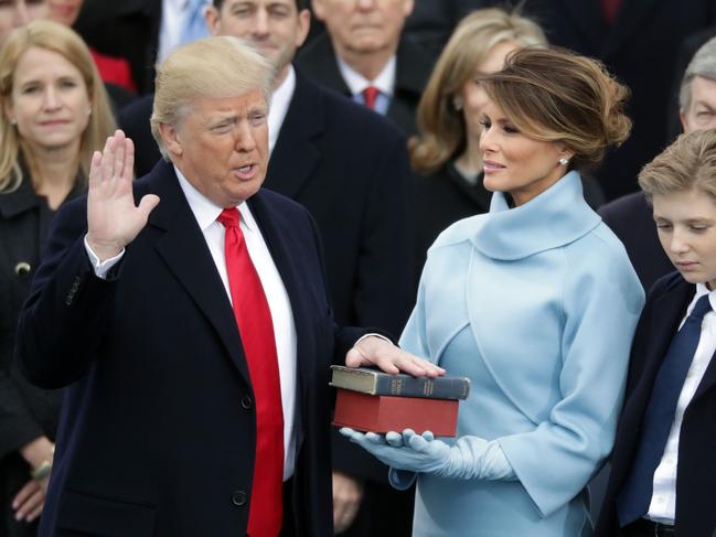 Melania Trump has slammed event planner Stephanie Winston Wolkoff, who helped organise Donald Trump’s inauguration. Picture: AFP