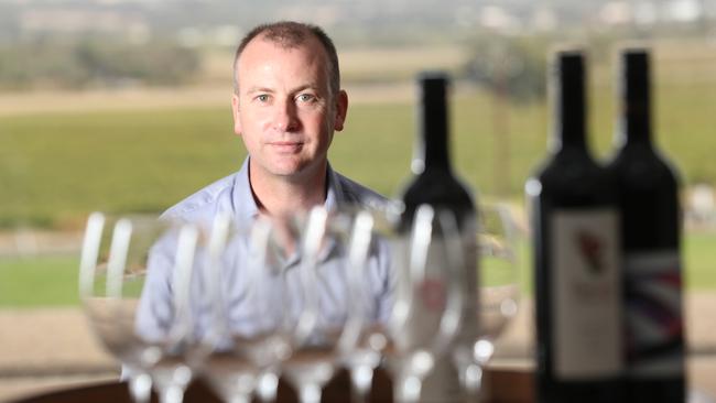 James March is chief executive of the Barossa Grape and Wine Association. China is the region’s top export market. Picture: Tait Schmall