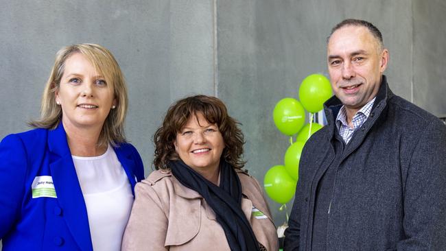 Jacky Hateley, Rowena Clift and Nigel Jarvis at Headspace Corio.