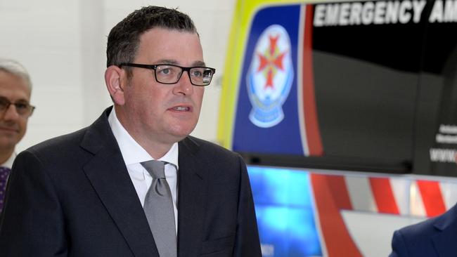 Victorian Premier Daniel Andrews was taken to hospital after a fall on Tuesday morning. Picture: NCA NewsWire / Andrew Henshaw