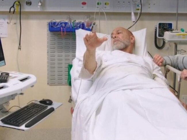 Patient being assessed by a specialist via Telestroke.// Credit: Stroke Foundation.