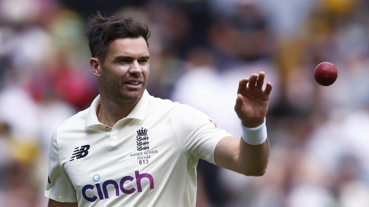 James Anderson of England. Photo by Daniel Pockett – CA/Cricket Australia via Getty Images