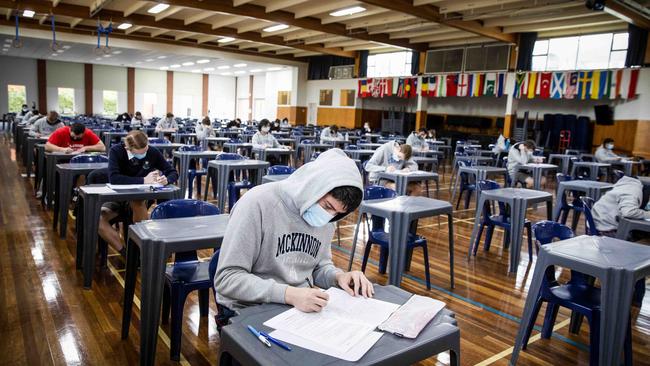 Results at McKinnon Secondary College are on par with Victorian schools with selective programs. Picture: Nicole Cleary