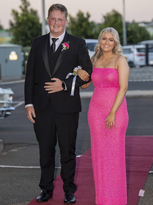 Ben Andreas and Gemma Ryan. St Ursula's College formal. Friday. 20th Nov 2020