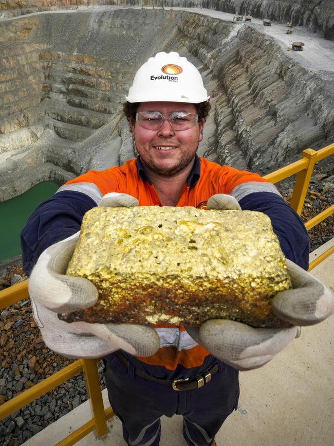 Evolution Mining’s Toby Whyte at its gold mine at Lake Cowal, near West Wyalong, NSW.