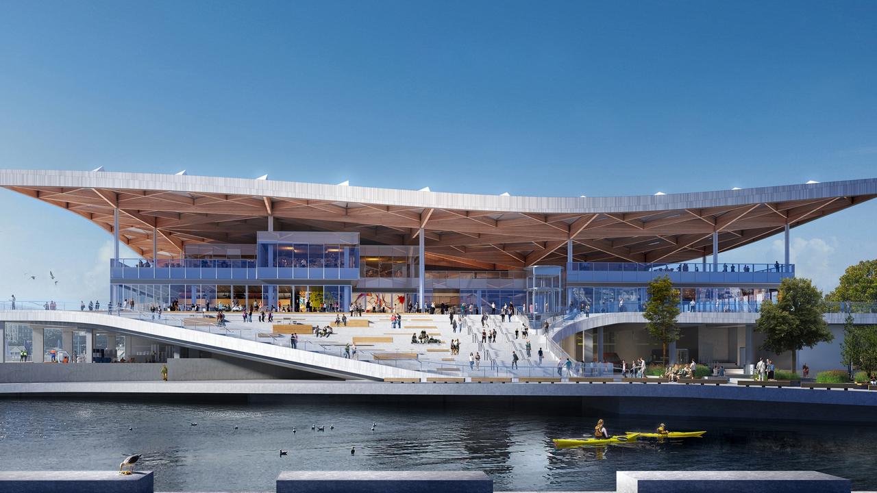 MIssing the point.... artist impression of the new Sydney Fish Market.