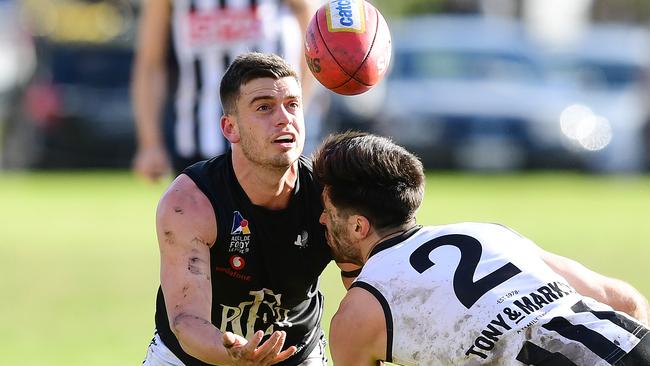 Harrison Hawkins was a standout for Port District in its win on Saturday. Picture: AAP/Mark Brake