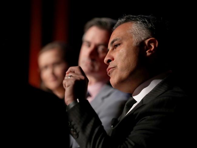 10/10/2016 Ahmed Fahour, CEO Australia Post speaking at Women World Changers Summit in Docklands, Melbourne. Picture: David Geraghty / The Australian.