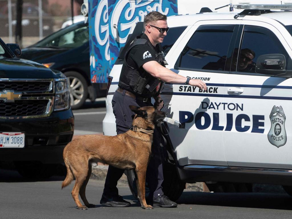 Springfield’s City Hall and several other government buildings and schools were evacuated over a bomb threat on Thursday. Picture: Roberto Schmidt / AFP