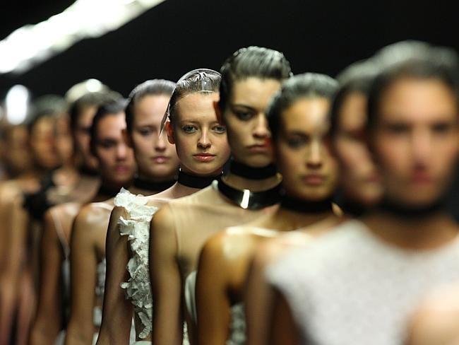 The Carla Zampatti show during Mercedes-Benz Fashion Week Australia 2014.